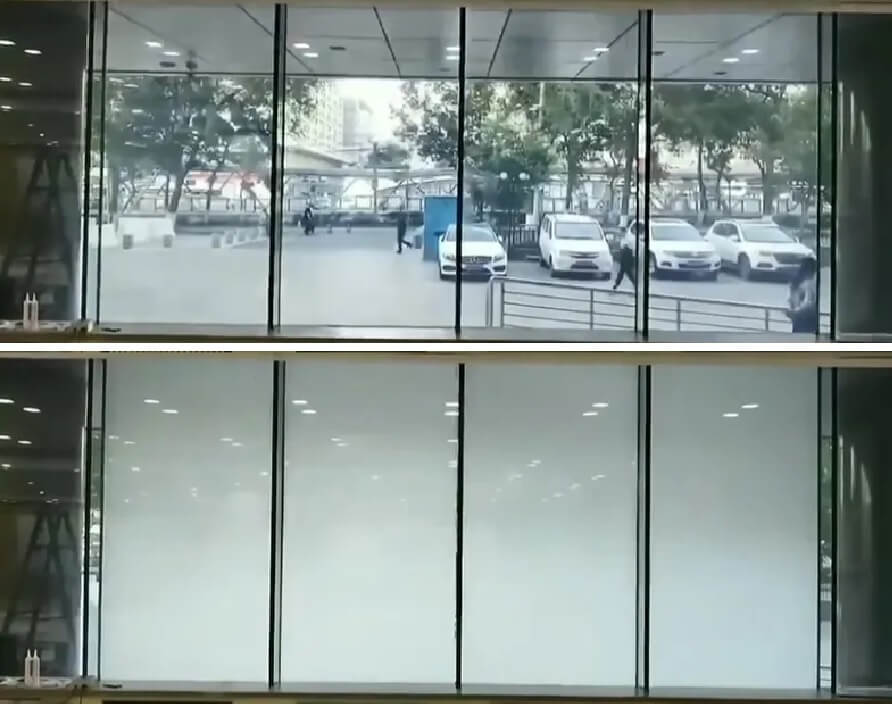 Смарт-стекло в интерьере